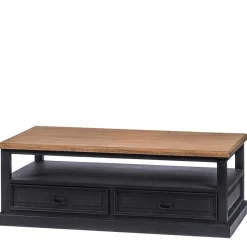 Hot Wohnen Vintage Couchtisch mit Schubladen & Ablage - Niovan