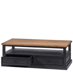 Hot Wohnen Vintage Couchtisch mit Schubladen & Ablage - Niovan