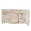 New Wohnen Vintage Design Anrichte in Holz White Wash - Perolyn