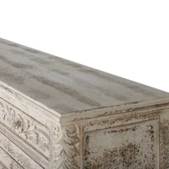 New Wohnen Vintage Design Anrichte in Holz White Wash - Perolyn