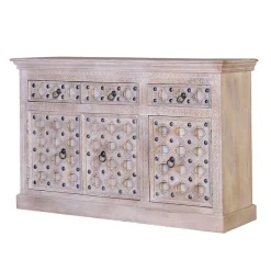Hot Wohnen Vintage Design Anrichte in White Wash - Uladan