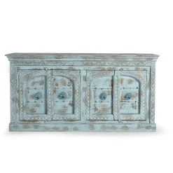 Discount Wohnen Vintage Design Anrichte in Türkis - Canopuss
