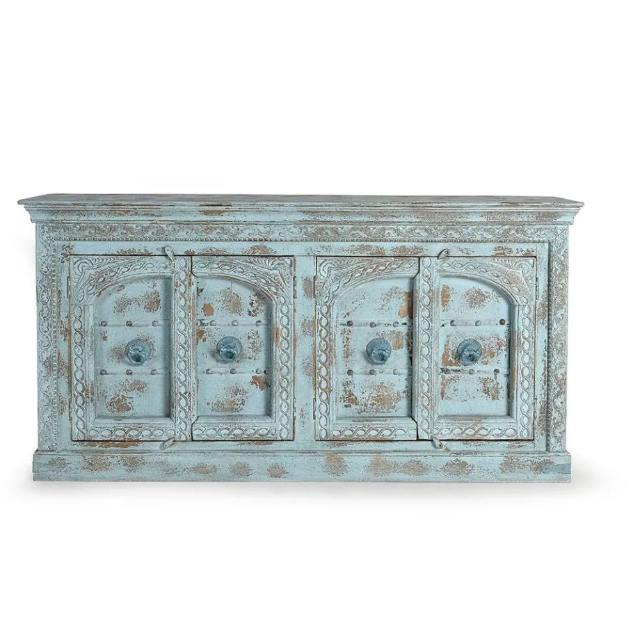 Discount Wohnen Vintage Design Anrichte in Türkis - Canopuss
