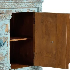 Discount Wohnen Vintage Design Anrichte in Türkis - Canopuss