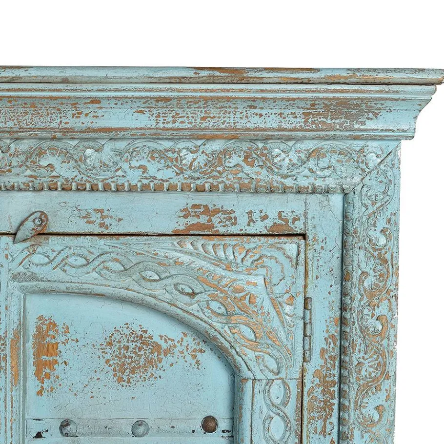 Discount Wohnen Vintage Design Anrichte in Türkis - Canopuss