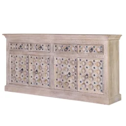 Hot Wohnen Vintage Design Sideboard in White Wash - Uladan