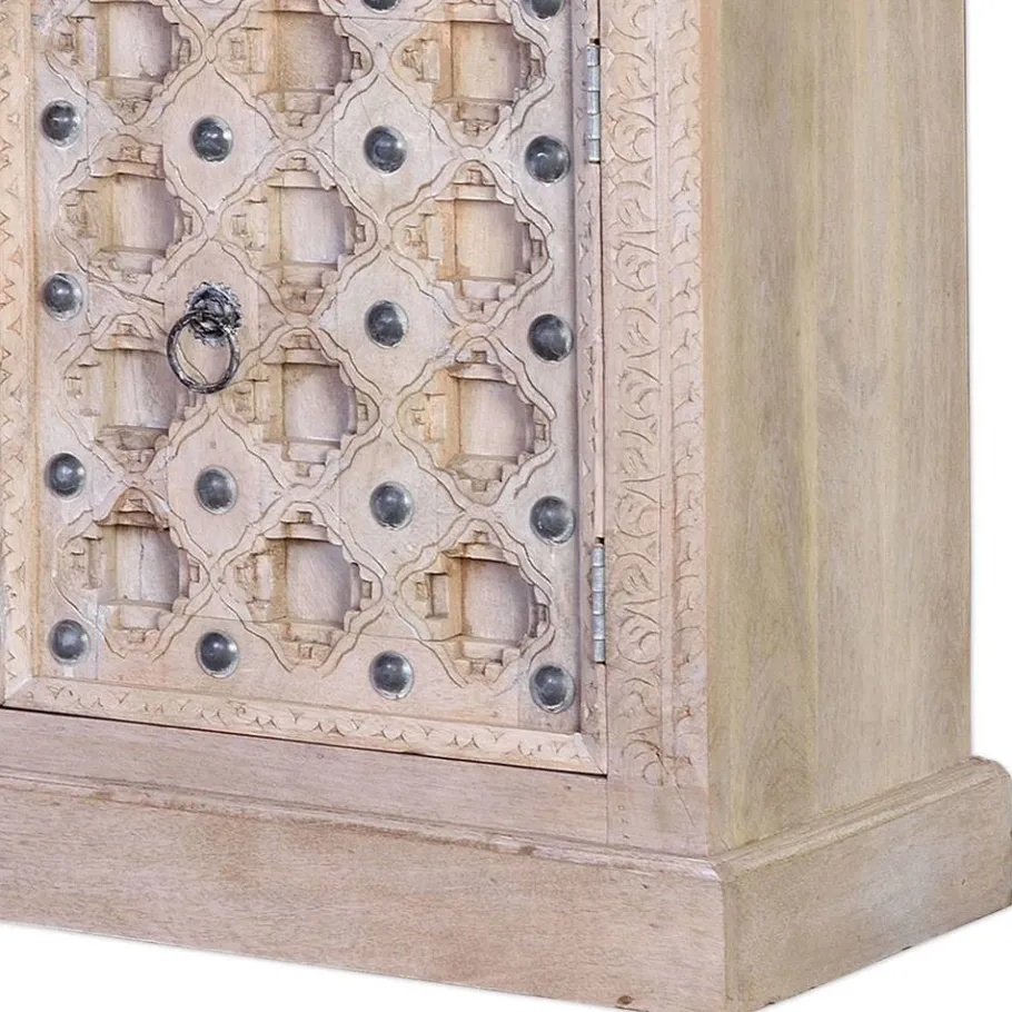 Hot Wohnen Vintage Design Sideboard in White Wash - Uladan