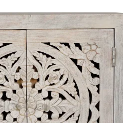 Hot Wohnen Vintage Design Sideboard in Holz White Wash - Fudorus