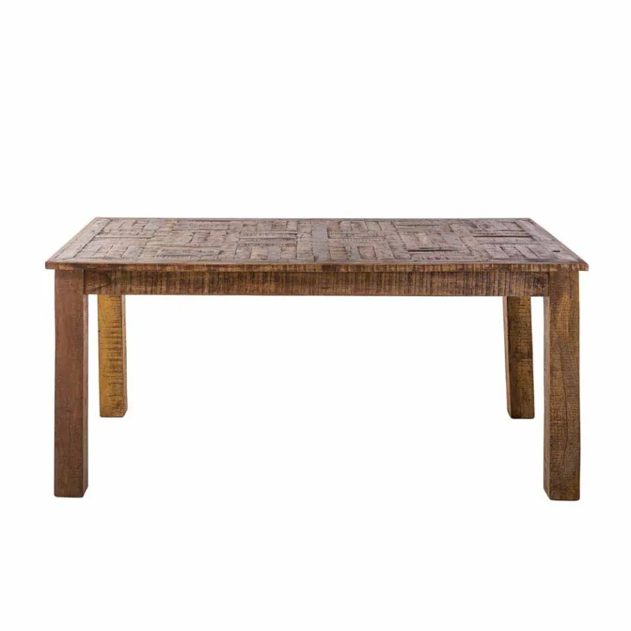 Clearance Wohnen Vintage Esszimmertisch aus Recyclingholz - Bahiro