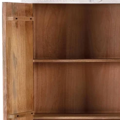 Hot Wohnen Vintage Garderobenschrank in White Wash Holz - Toscana