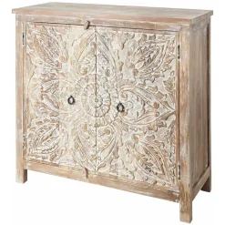 Discount Wohnen Vintage Kommode in Mangobaum White Wash - Jatama