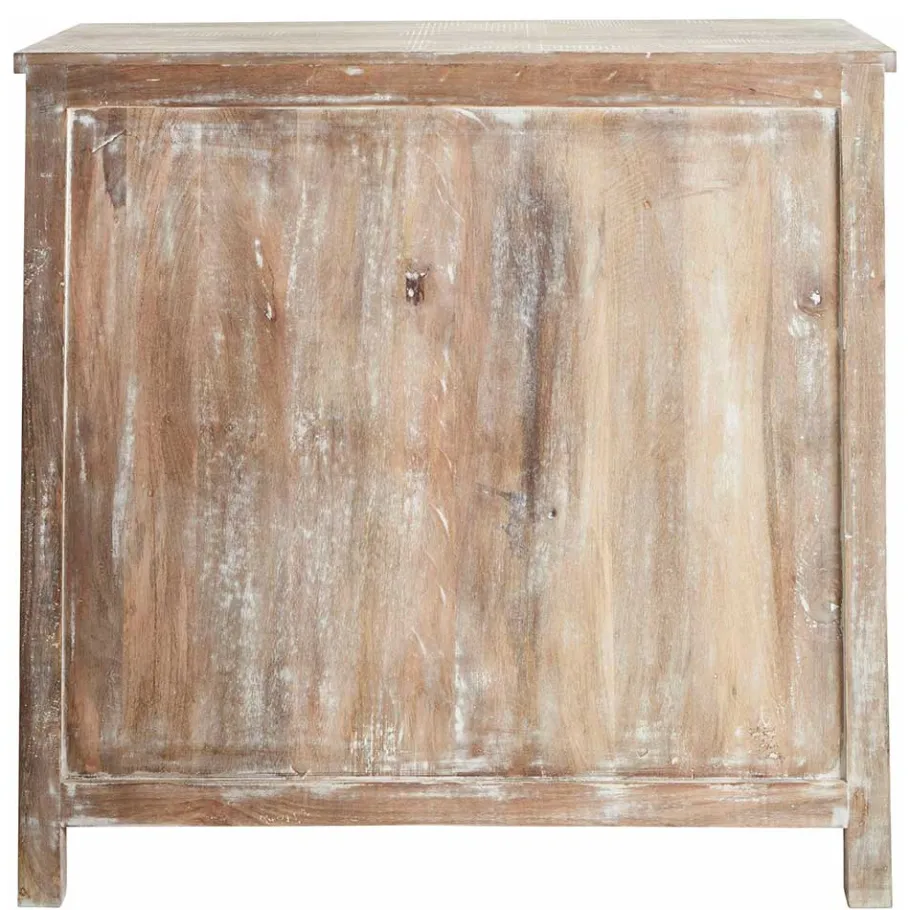 Discount Wohnen Vintage Kommode in Mangobaum White Wash - Jatama