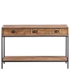 Outlet Wohnen Vintage Konsolentisch mit drei Schubladen - Uvolph