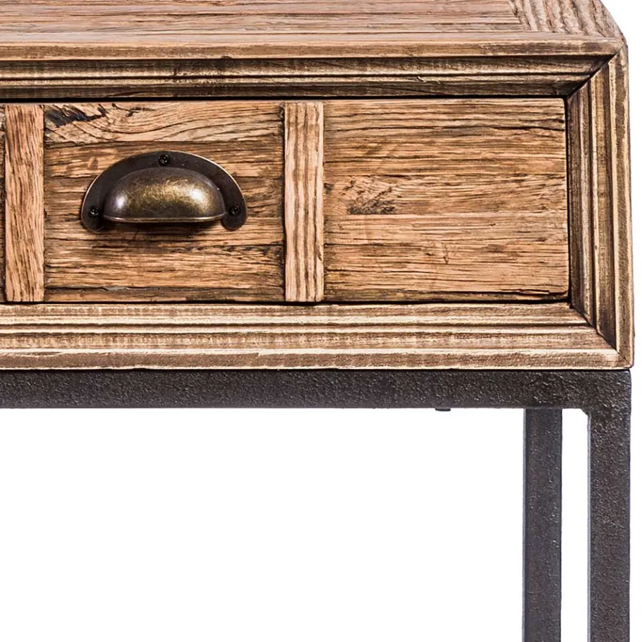 Outlet Wohnen Vintage Konsolentisch mit drei Schubladen - Uvolph