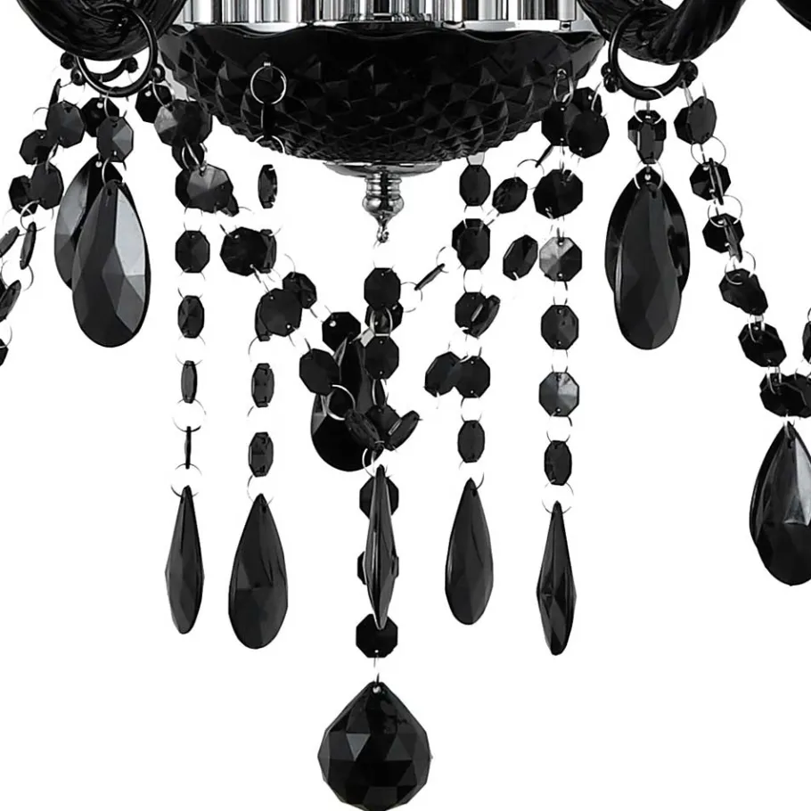 Sale Wohnen Vintage Style Kronleuchter in Schwarz - Brosias