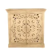 New Wohnen Vintage Türen Kommode mit floralem Ornament - Runiasa