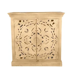 New Wohnen Vintage Türen Kommode mit floralem Ornament - Runiasa
