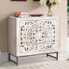 Clearance Wohnen Vintage Türen-Kommode in Holz White Wash - Fudorus