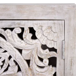 Clearance Wohnen Vintage Türen-Kommode in Holz White Wash - Fudorus