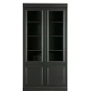Sale Wohnen Vintage Vitrinenschrank in Schwarz - Graddos