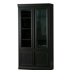 Sale Wohnen Vintage Vitrinenschrank in Schwarz - Graddos