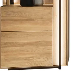 Wohnen Vitrine aus Asteiche Massivholz - Slaraduva