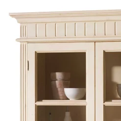 New Wohnen Vitrine Kulyna in Creme Vintage