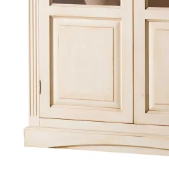 New Wohnen Vitrine Kulyna in Creme Vintage