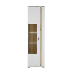 Online Wohnen Vitrine mit LED Licht und Metallgriff - Racelyn