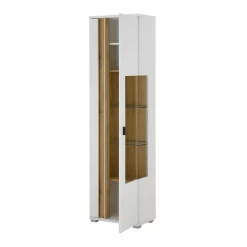 Online Wohnen Vitrine mit LED Licht und Metallgriff - Racelyn