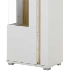 Online Wohnen Vitrine mit LED Licht und Metallgriff - Racelyn