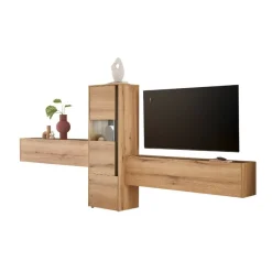 Wohnen Vitrine und Hängeschränke Set - Colomania (dreiteilig)