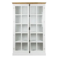 Online Wohnen Vitrinenschrank Cultures in Weiß