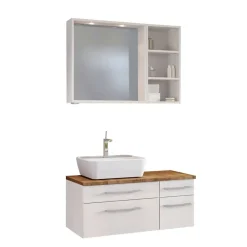 Discount Wohnen Wand Waschtisch Komplettset - Enwicos II (dreiteilig)