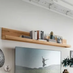 New Wohnen Wandboard aus geöltem Wildeiche Massivholz - Loitons