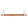 Discount Wohnen Wandboard aus Mangoholz & Metall Weiß - Siza
