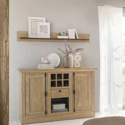 Best Wohnen Wandboard in Eiche Gold Holzoptik - Hengas
