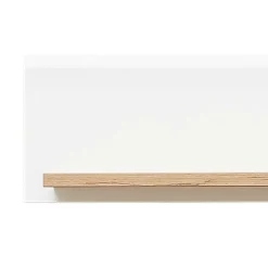 New Wohnen Wandboard in Weiß und Wildeiche Optik - Niam