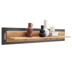 Best Wohnen Wandboard in Wildeiche & Anthrazit - Flacona