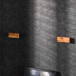 Hot Wohnen Wandboard mit Baumkante aus Akazie - Casaniano