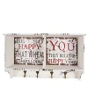 Clearance Wohnen Wandgarderobe Esther im Shabby Chic Look