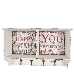 Clearance Wohnen Wandgarderobe Esther im Shabby Chic Look