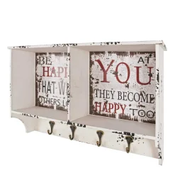 Clearance Wohnen Wandgarderobe Esther im Shabby Chic Look