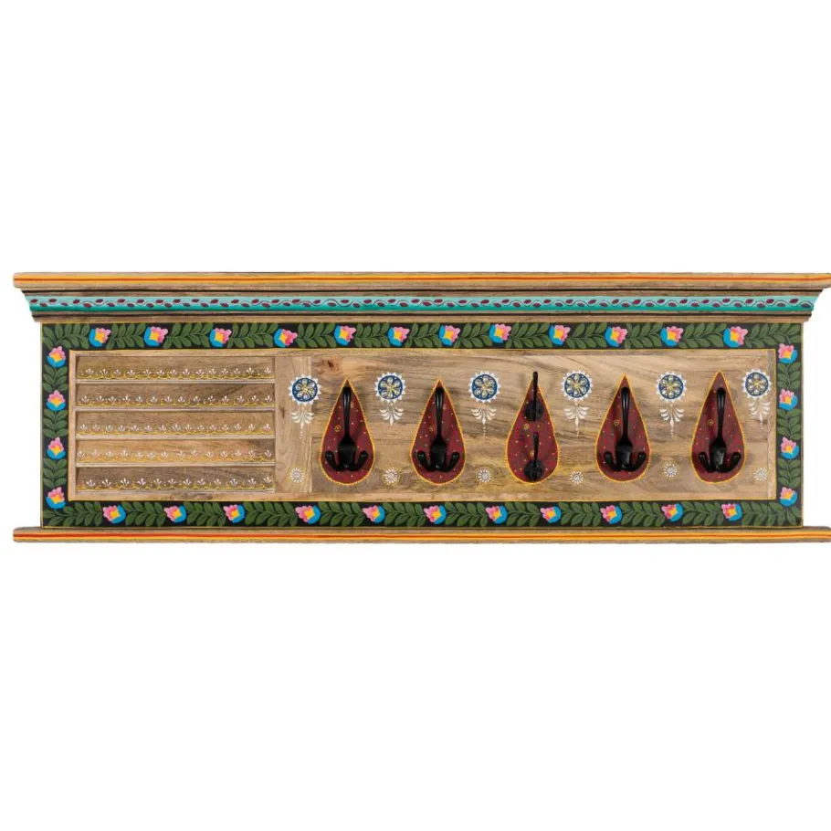 Best Wohnen Wandgarderobe handbemalt - Vareza
