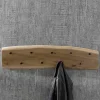 Outlet Wohnen Wandgarderobe mit neun Kleiderhaken - Varabera