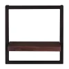 Clearance Wohnen Wandhängeregal aus Recyclingholz Teak - Solapura