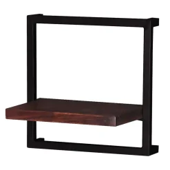 Clearance Wohnen Wandhängeregal aus Recyclingholz Teak - Solapura