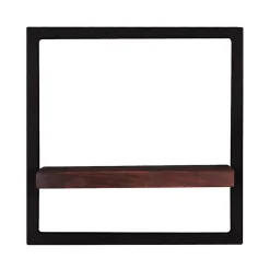 Clearance Wohnen Wandhängeregal aus Recyclingholz Teak - Solapura