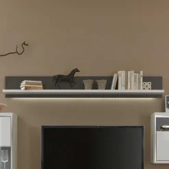 Clearance Wohnen Wandregal Tacroma mit LED Beleuchtung