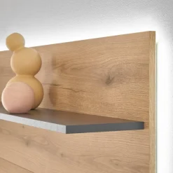 Best Wohnen Wandregal-Paneel und TV-Lowboard Set - Colomania (zweiteilig)
